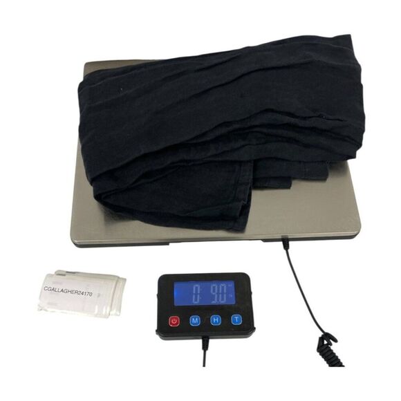 Massimo Dutti Womens Linen trousers Pants EU 36 US 4 Black Wide leg 5091/960 - Picture 9 of 9